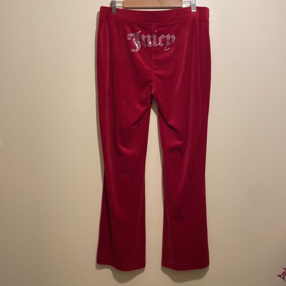 JUICY CULTURE VELVET PANTS . Size Xl